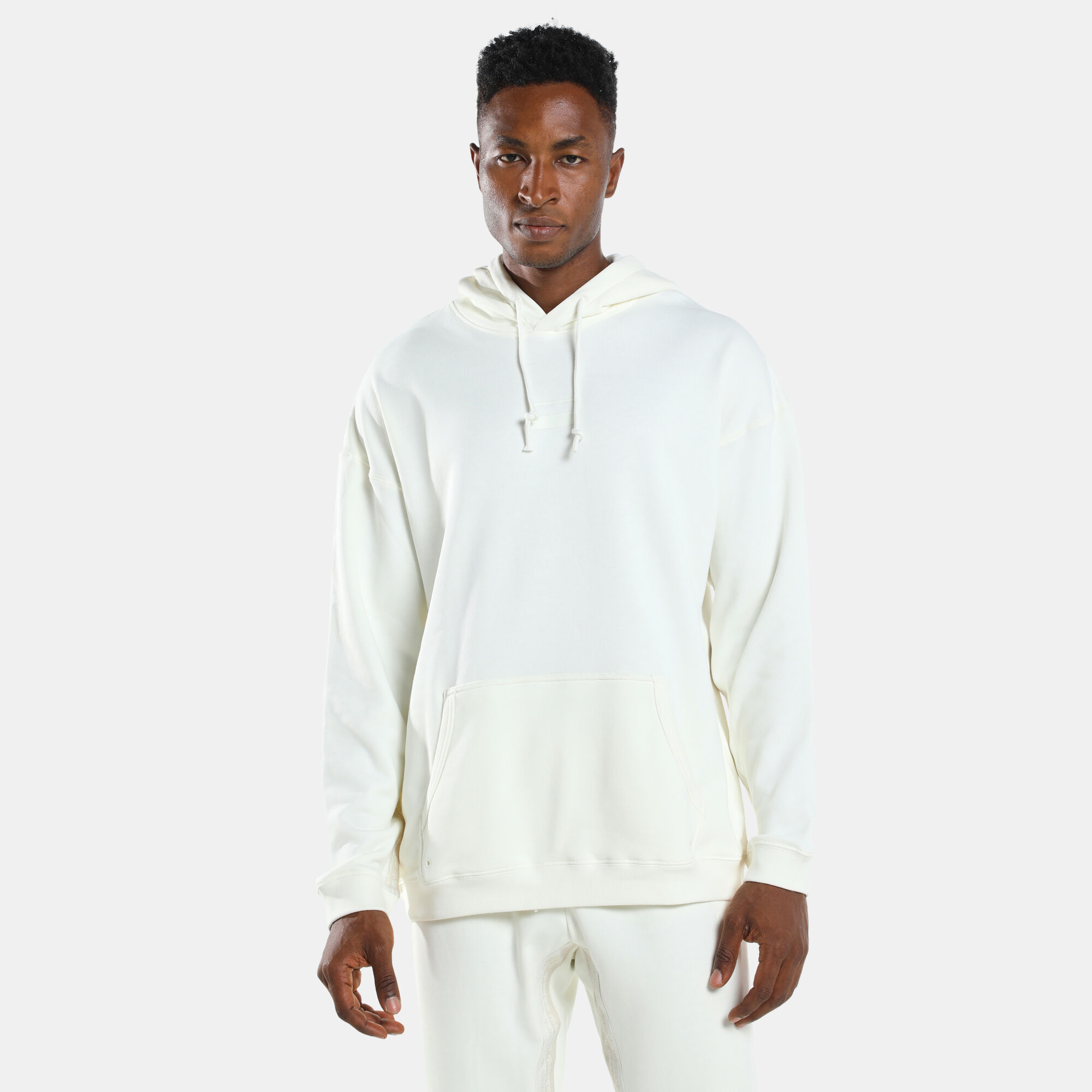 Men s RYV Loose Fit Hoodie White adidas in Kuwait SSS