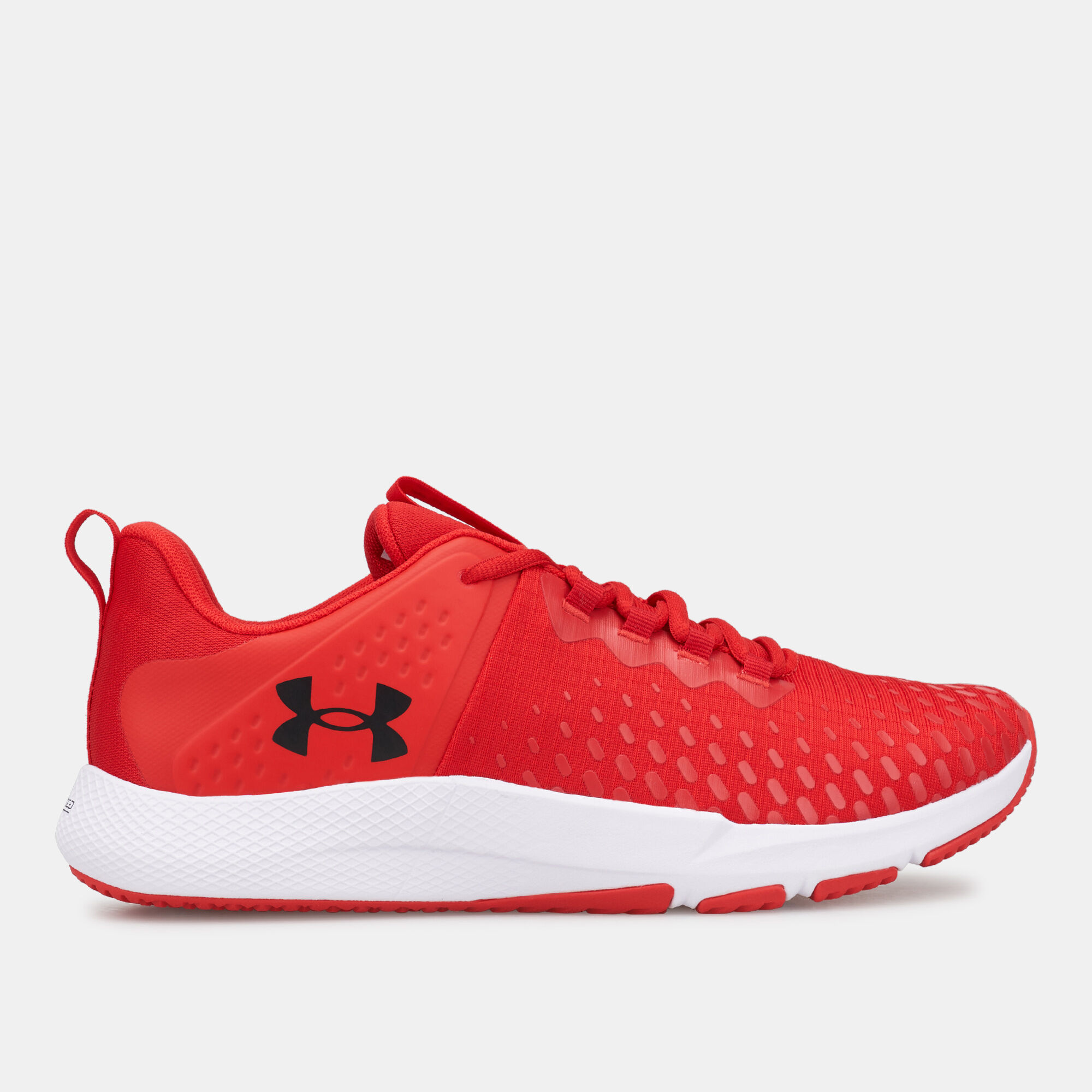 Mens red under armour shoes sales