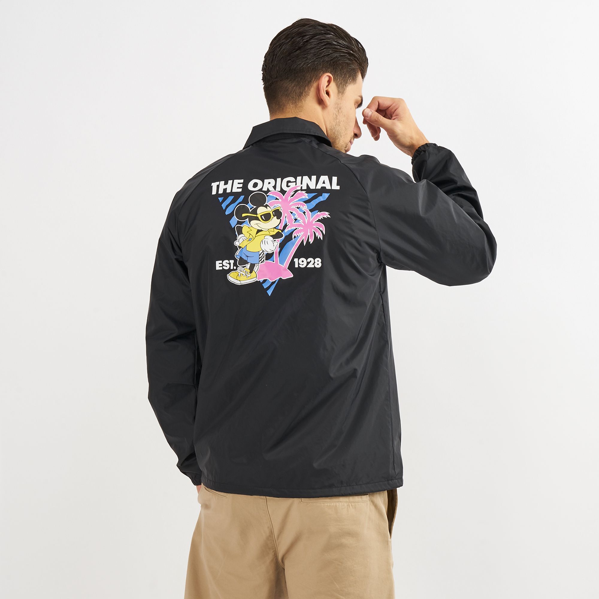 Buy Vans Men s x Disney Mickey Mouse Torrey Jacket Black in Kuwait