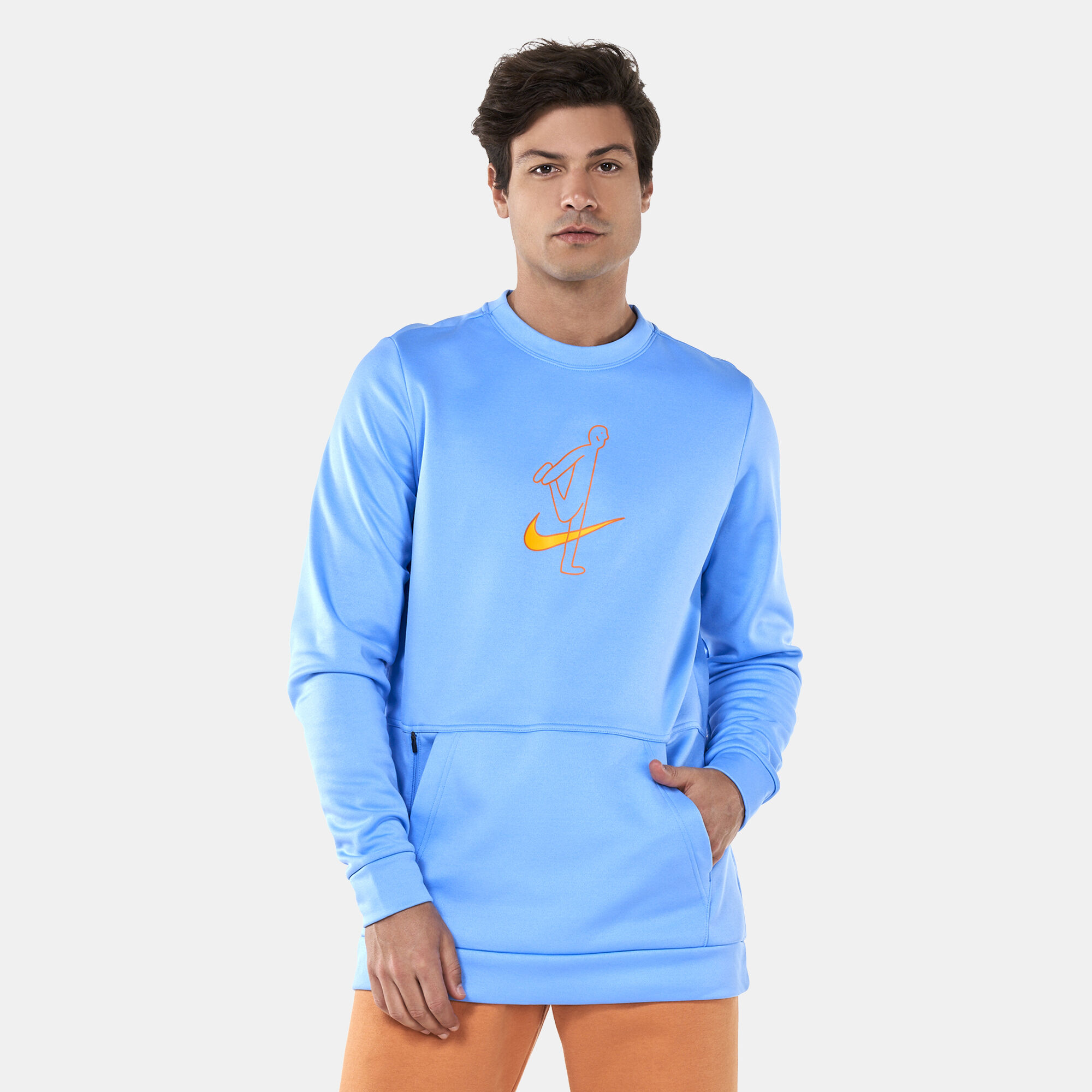 Nike men's long sale sleeve training top