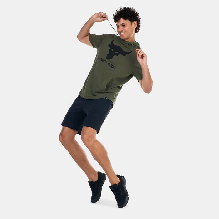 Under Armour Men's Project Rock Hoodie Green image number 2