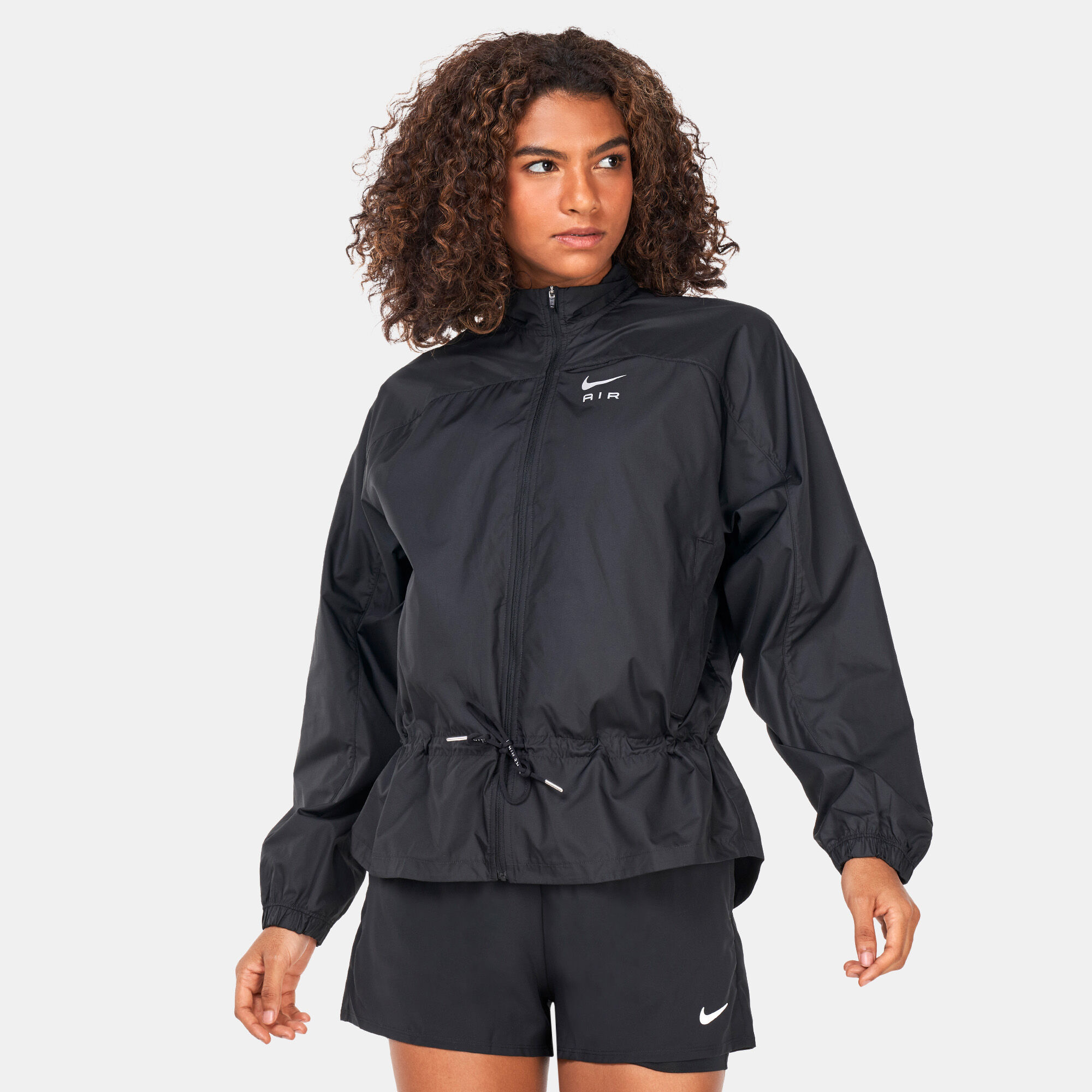 Nike swoosh woven windbreaker best sale