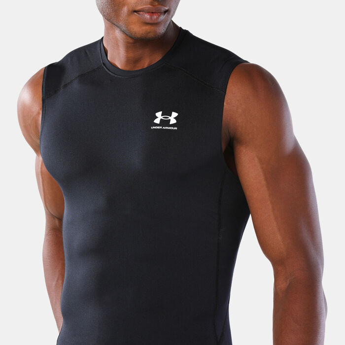 Under Armour Men's HeatGear Armour Top Black image number 3