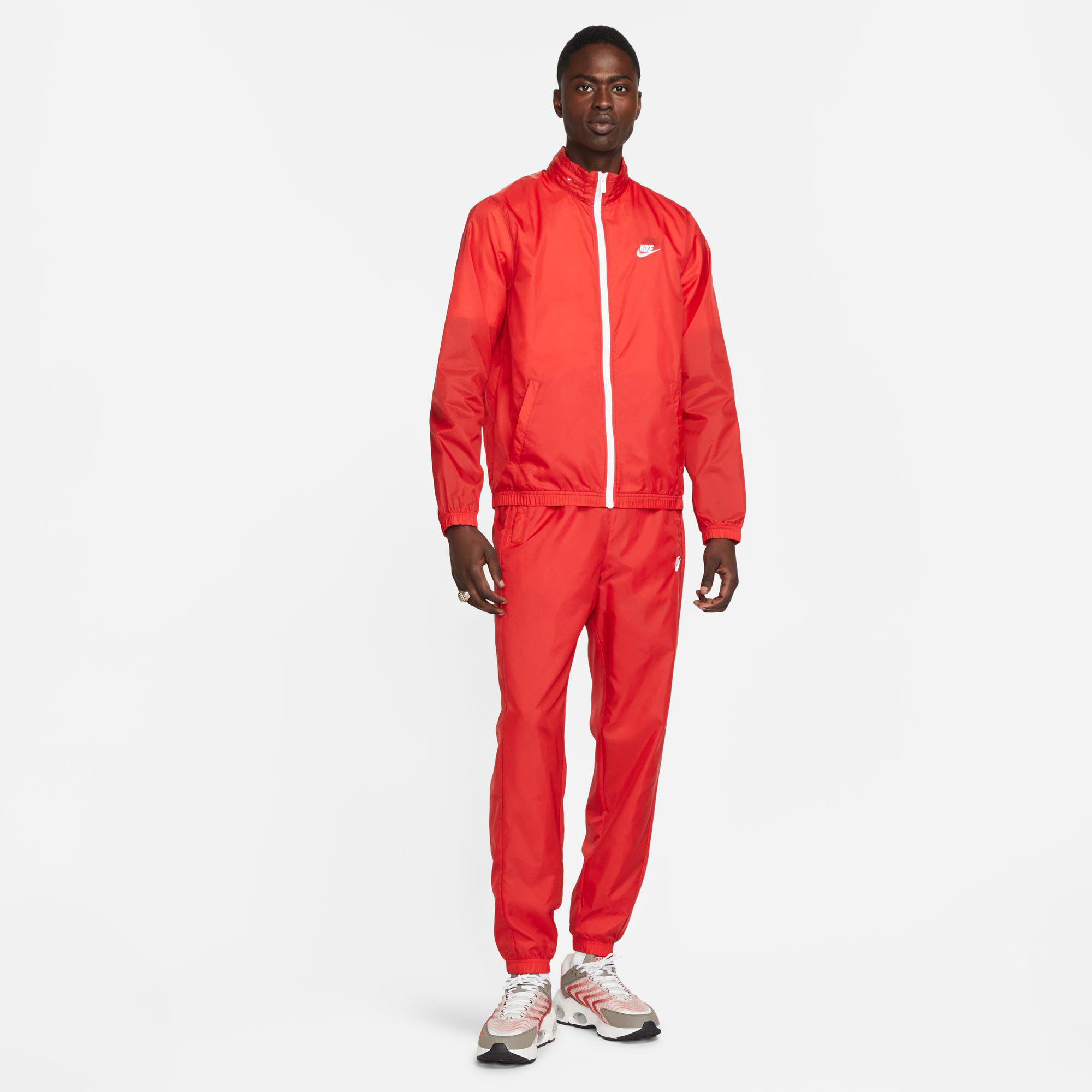 Men s Club Woven Tracksuit Red Nike in Kuwait SSS