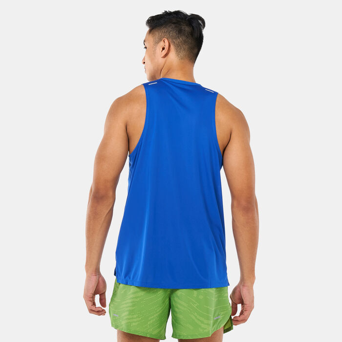 Nike Men's Rise 365 Dri-FIT Running Tank Top Blue image number 1