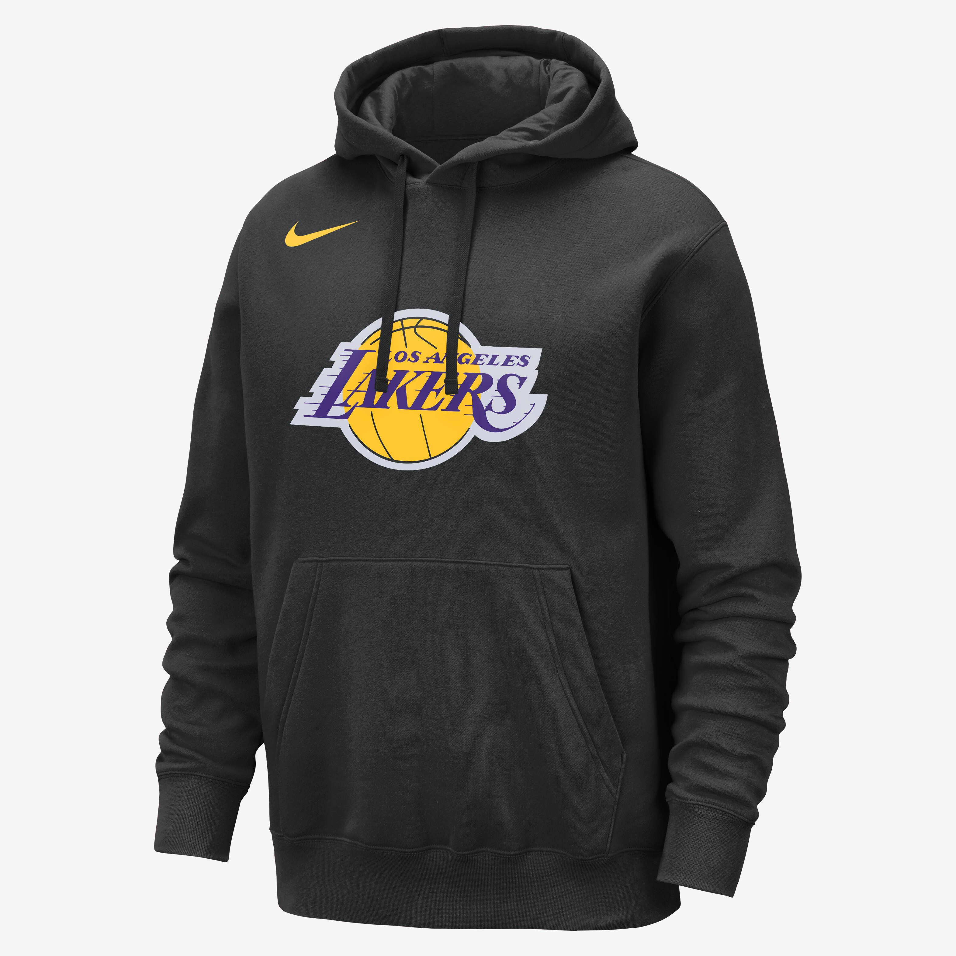 Men s NBA Los Angeles Lakers Club Hoodie Black Nike in Kuwait SSS