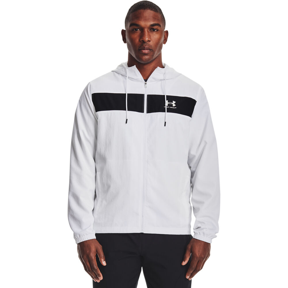 Under armour men's sportstyle woven full zip hoodie on sale