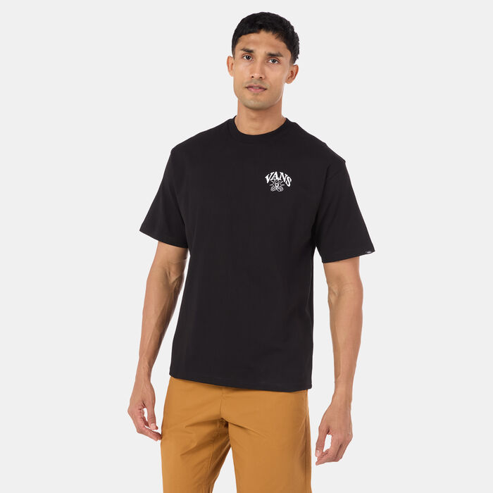 Vans Men's Checker Logo T-Shirt Black image number 0