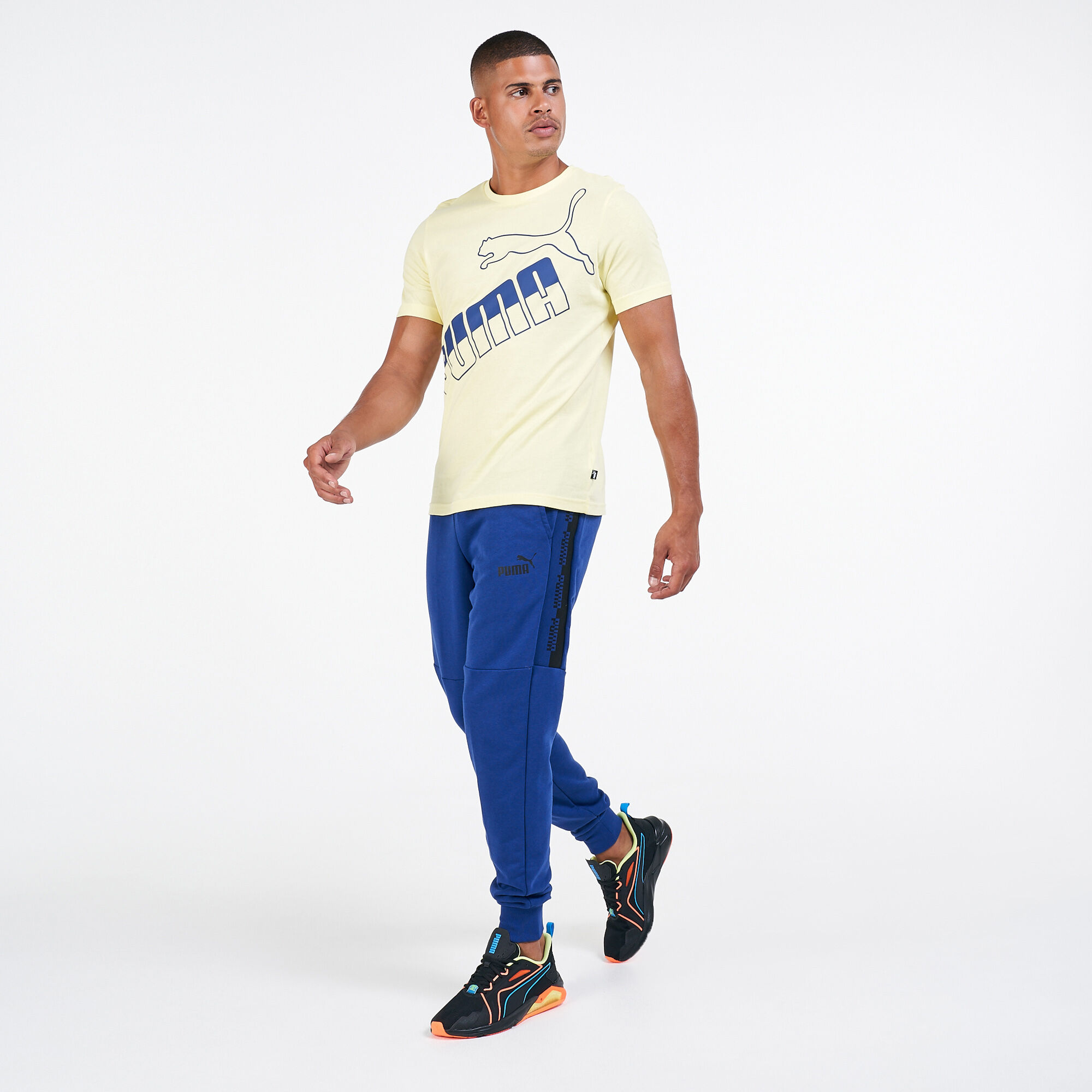 Men s Amplified Sweatpants Blue PUMA in Kuwait SSS