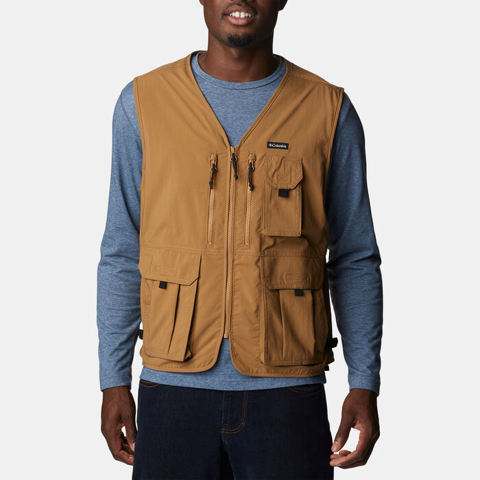 Columbia Men's Silver Ridge Utility Hiking Vest Brown image number 0