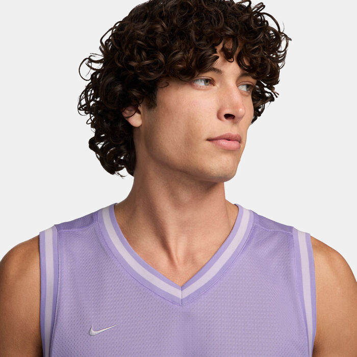 Nike Men's DNA Dri-FIT Basketball Jersey Purple image number 2