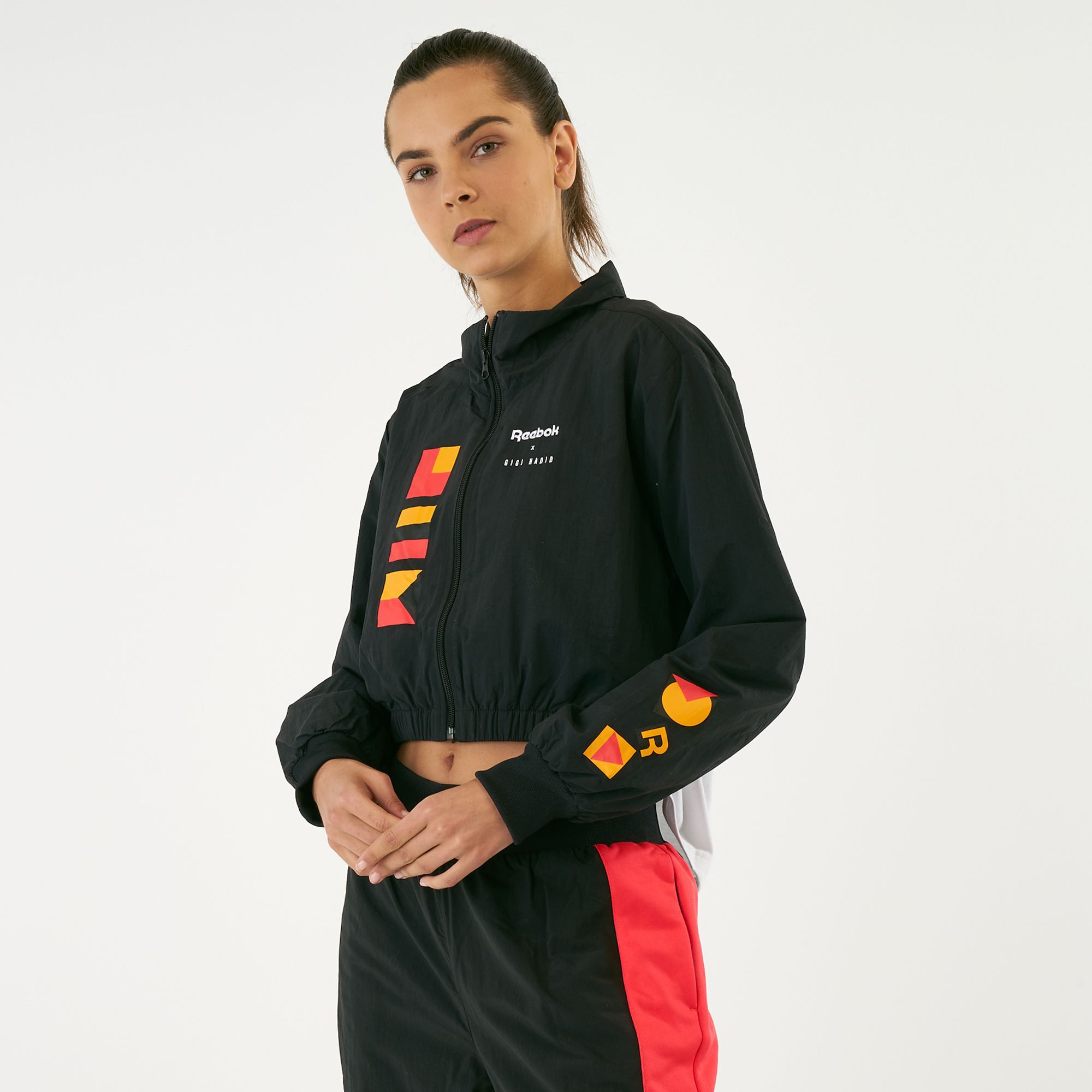 Reebok gigi hadid track jacket deals