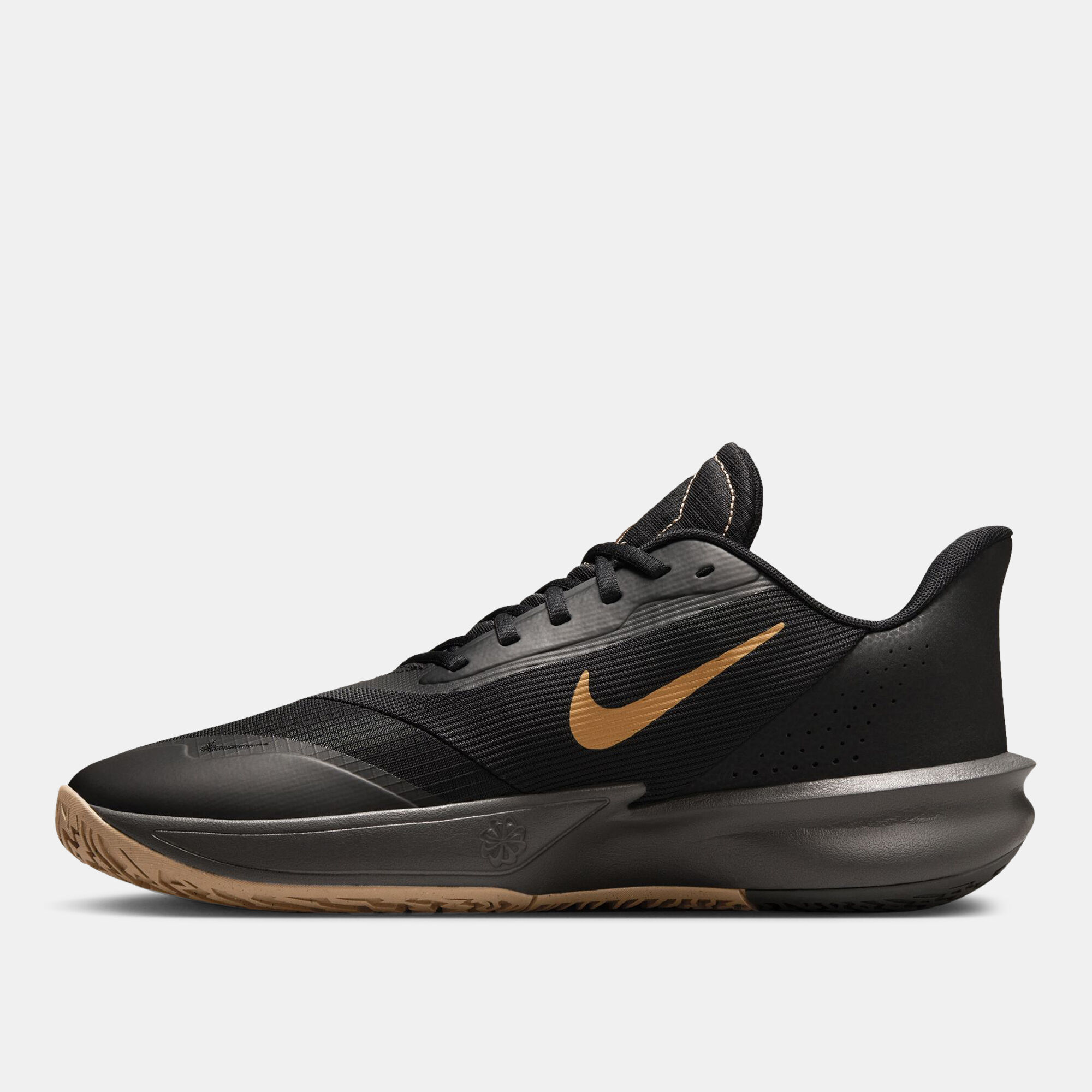 Mens black nike basketball shoes best sale