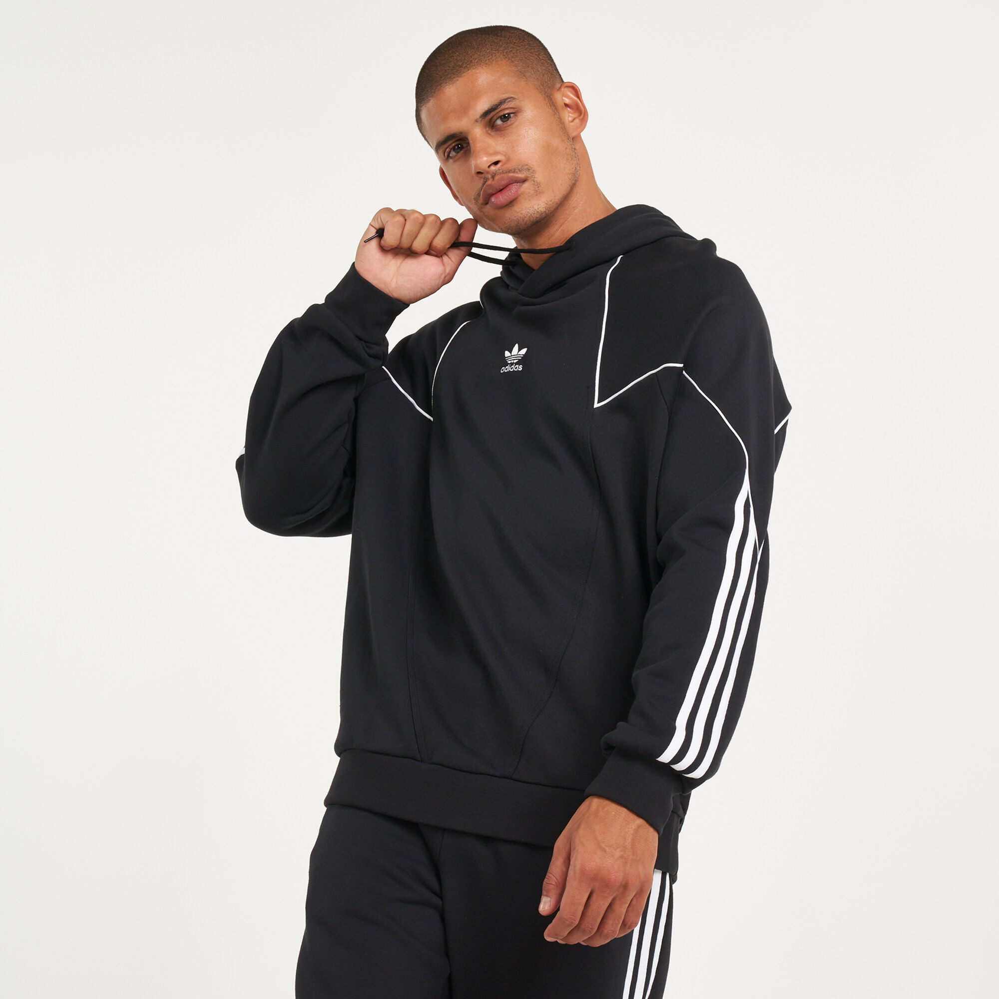 Adidas originals big trefoil abstract 2025 hoodie