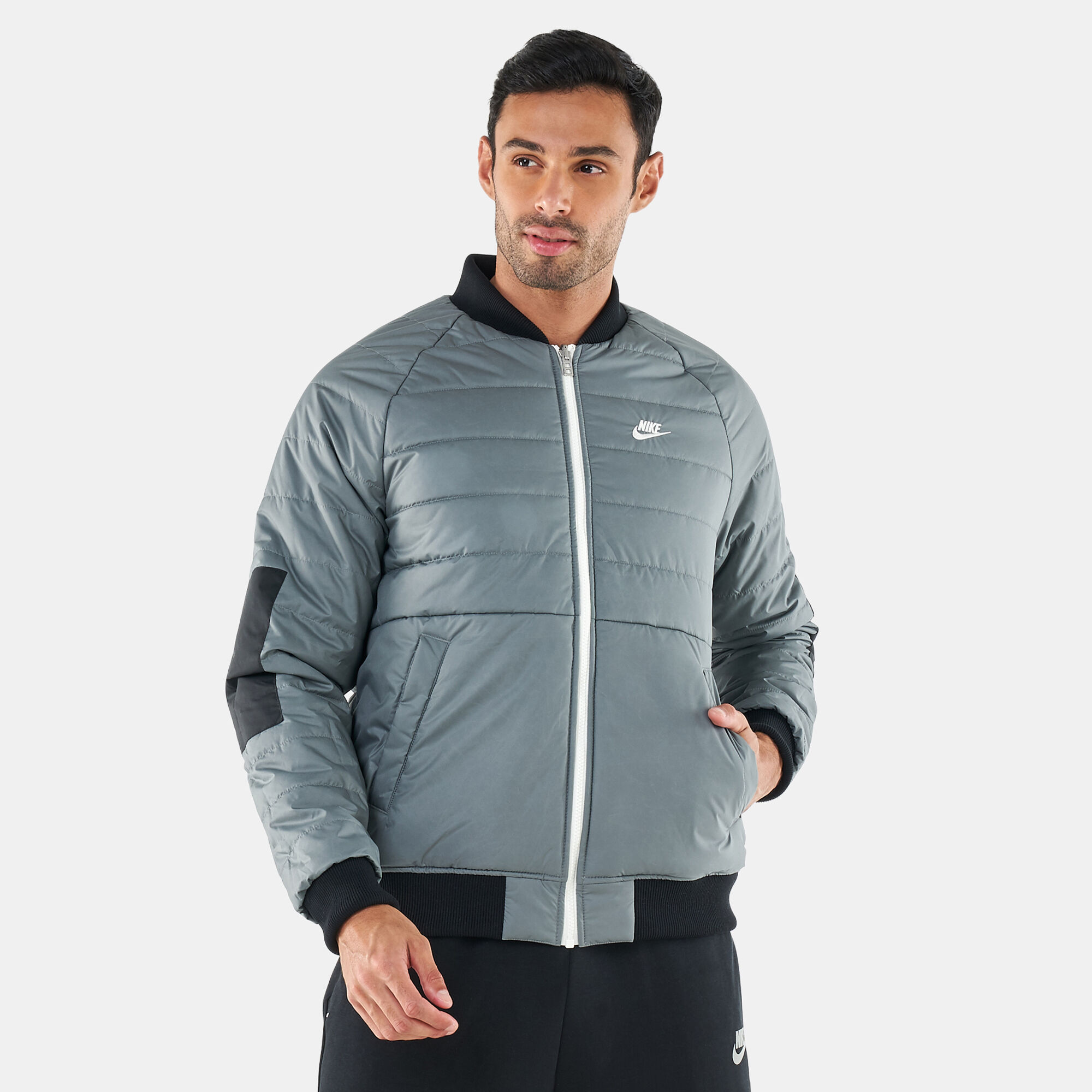 Men s Sportswear Therma FIT Legacy Reversible Bomber Jacket