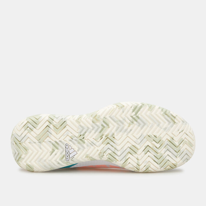 adidas Women's Defiant Speed Tennis Shoe White image number 3