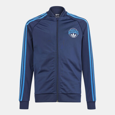 adidas Originals Kids' VRCT SST Track Jacket Blue