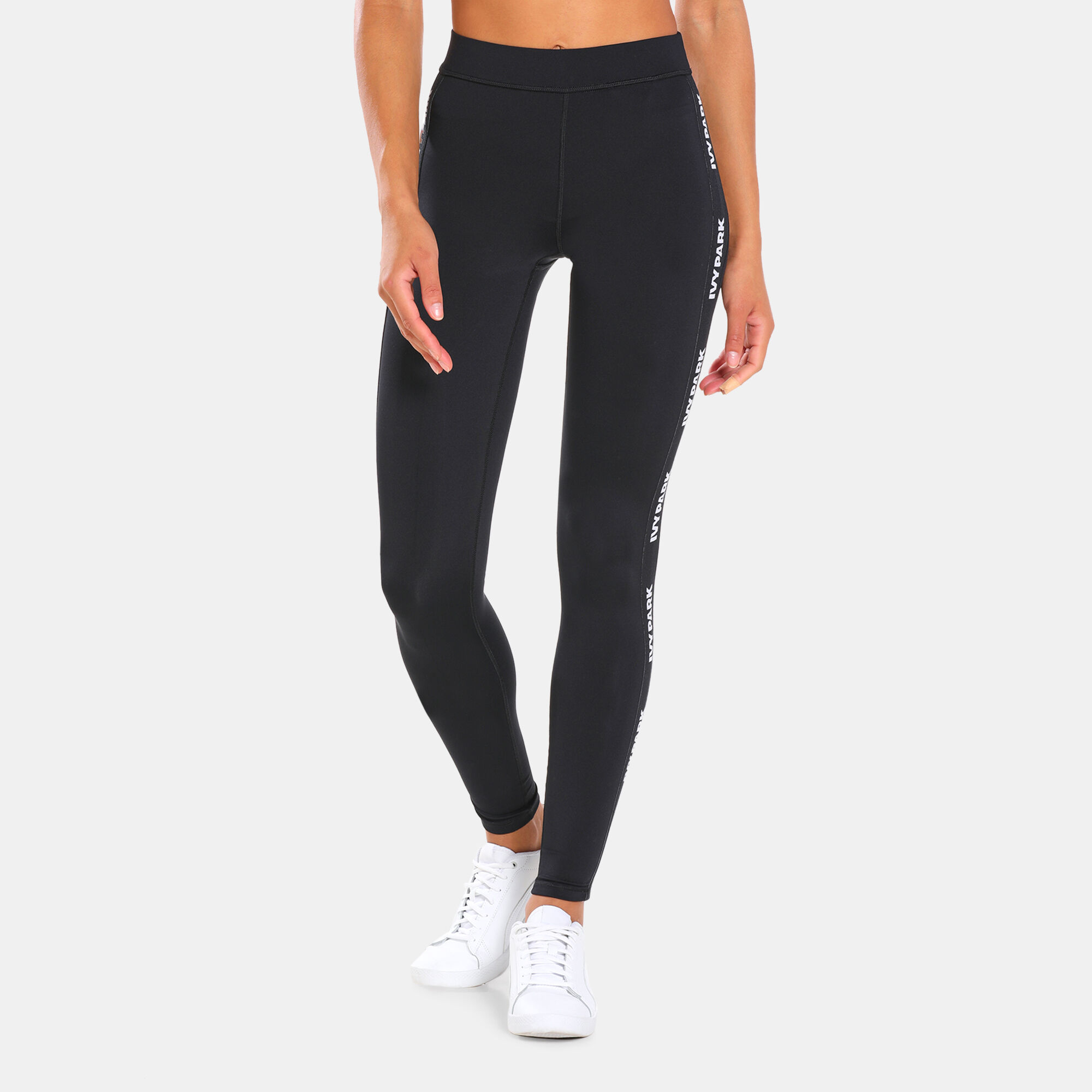 Ivy park sales black logo leggings
