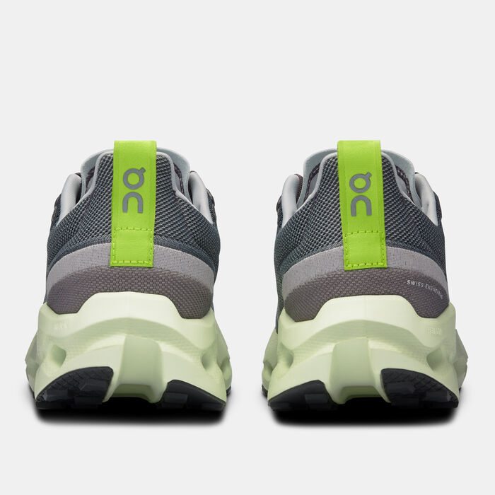 On Men's Cloudsurfer Trail Running Shoes Grey image number 5