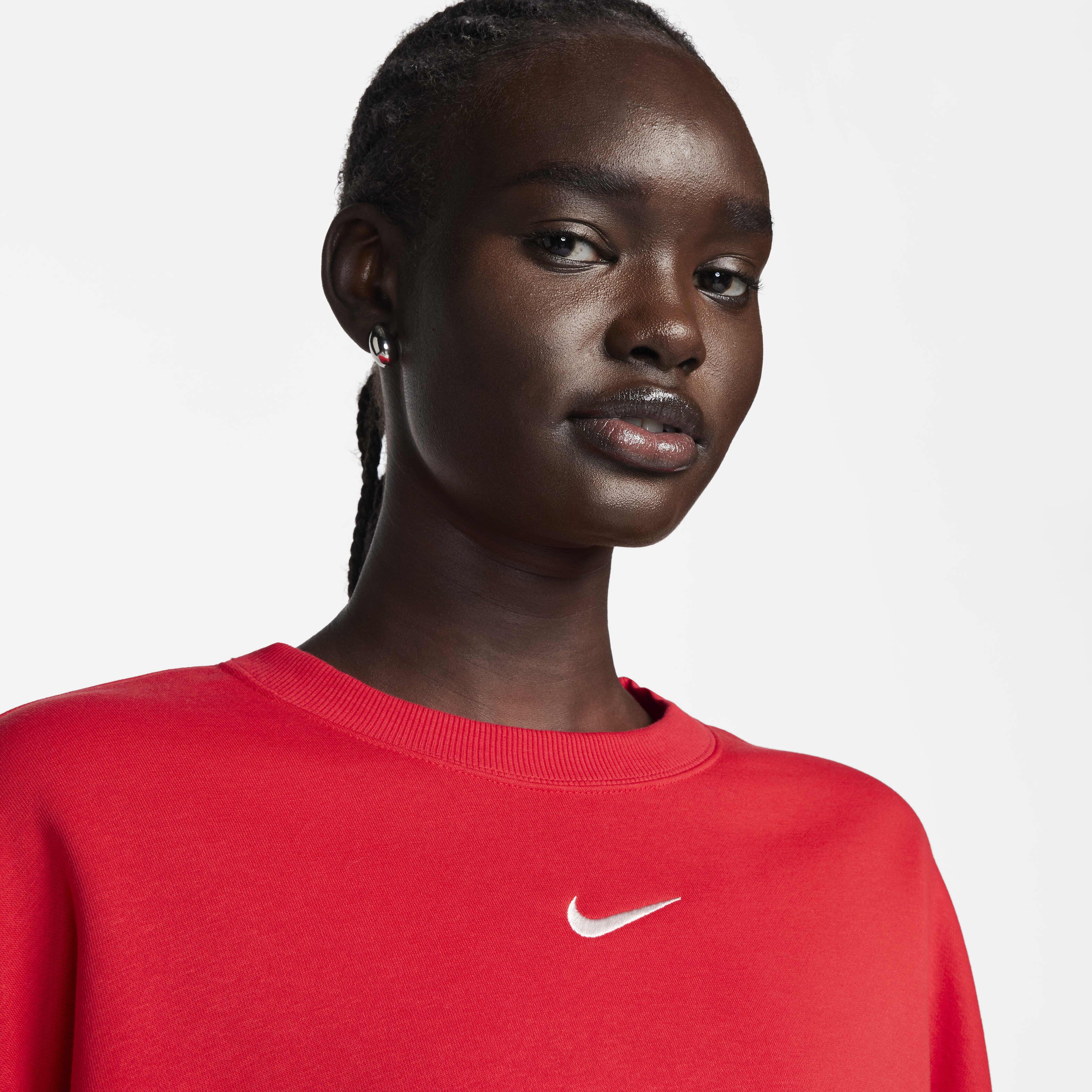 Nike sweatshirts women's red 2025