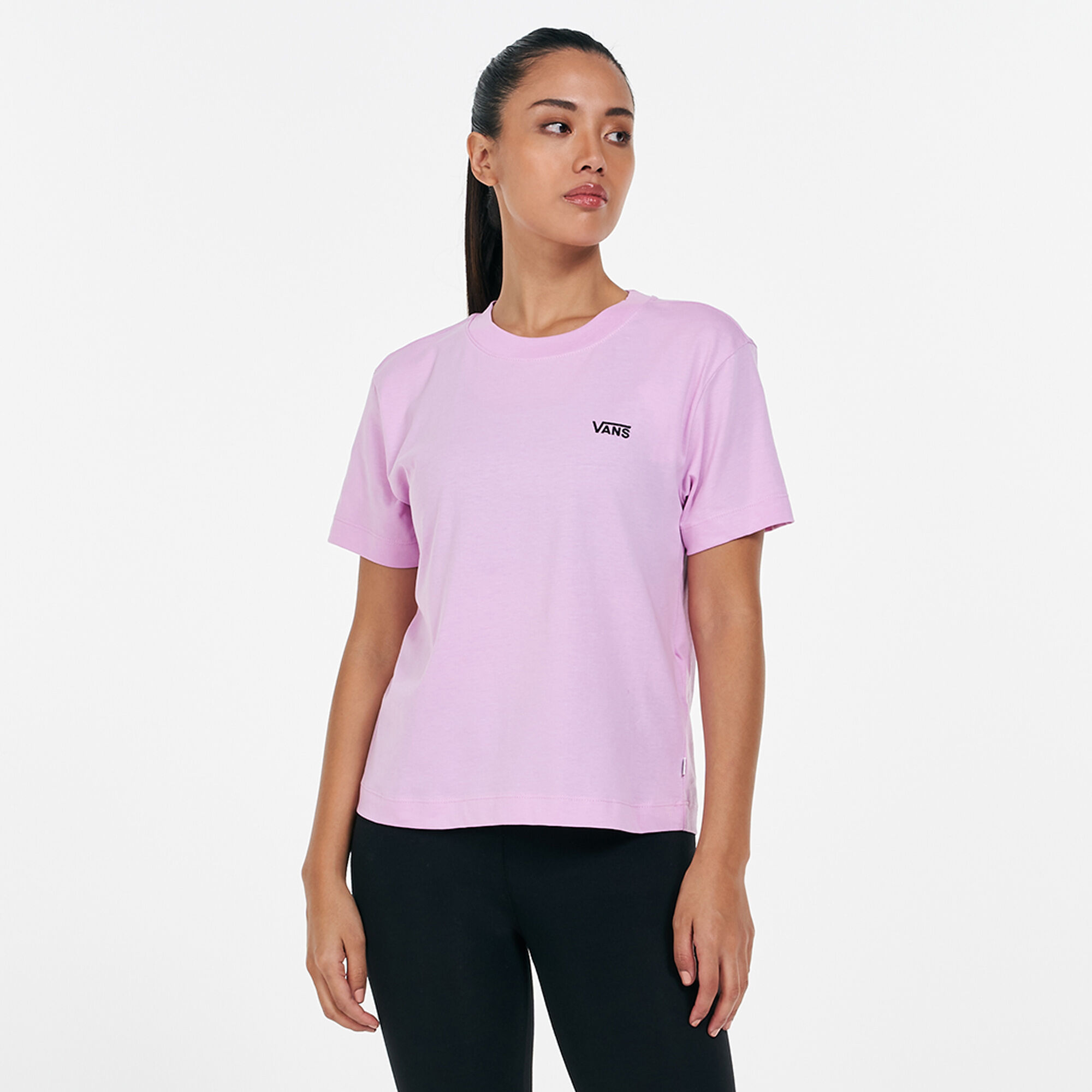 Vans t shirt womens purple on sale