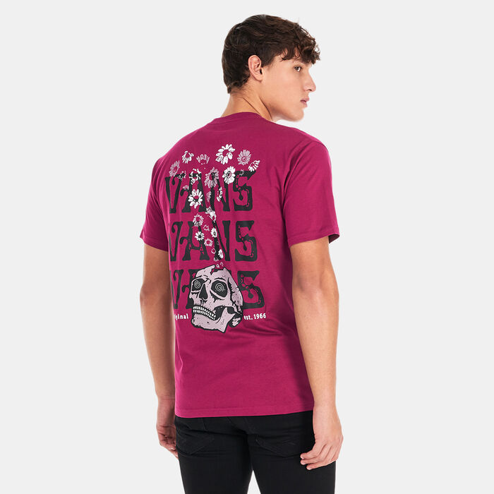 Vans Men's OG Skull Trip T-Shirt Purple image number 1