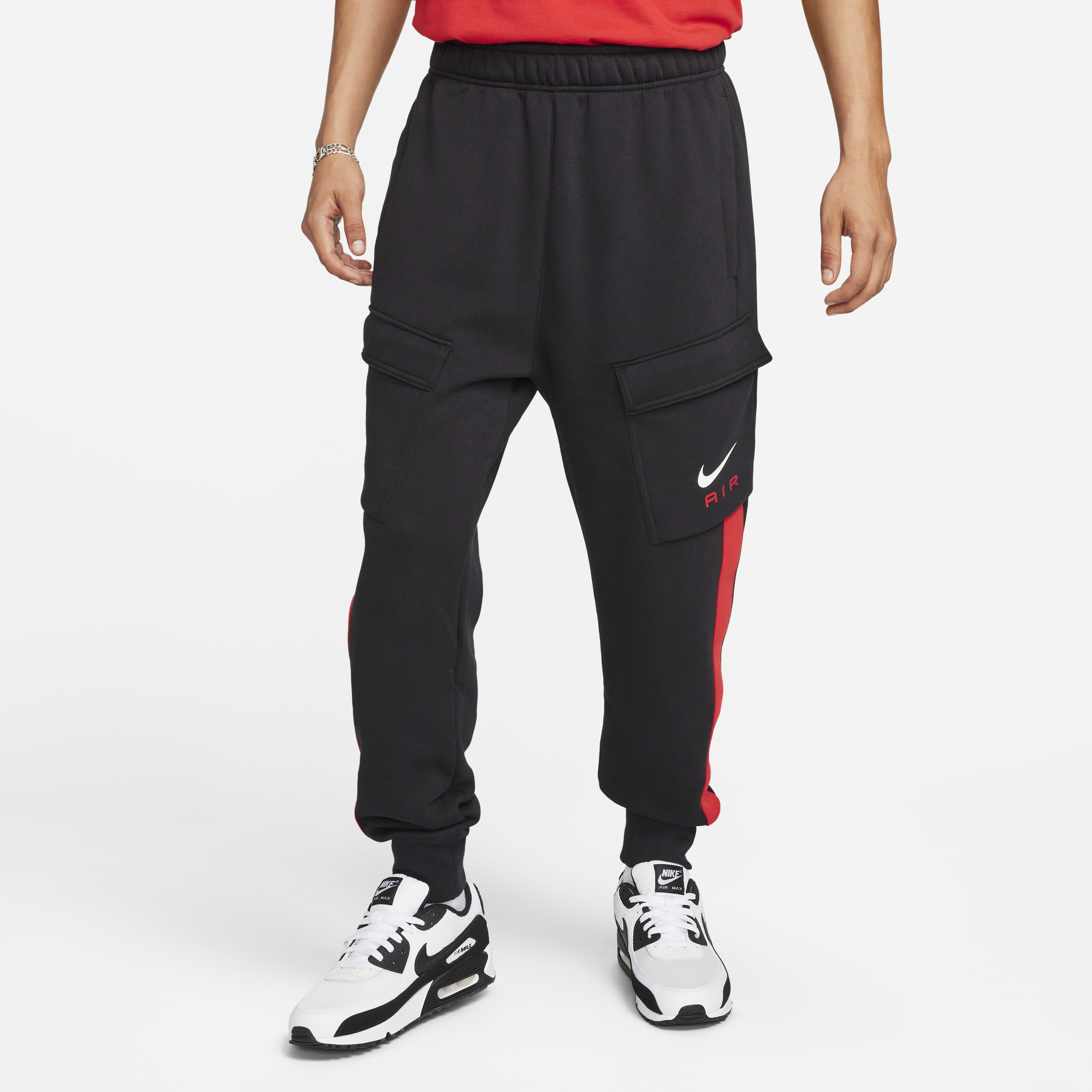 Men s Air Fleece Cargo Trousers Black Nike in Kuwait SSS