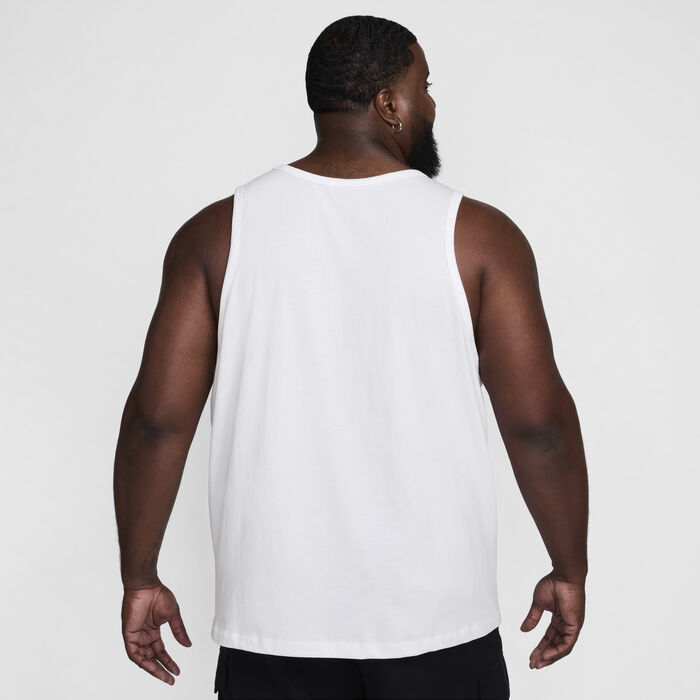 Nike Men's Sportswear Premium Essentials Tank Top White image number 6