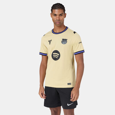 Nike Men's FC Barcelona x Kobe 25/26 Away Replica Football Jersey Yellow