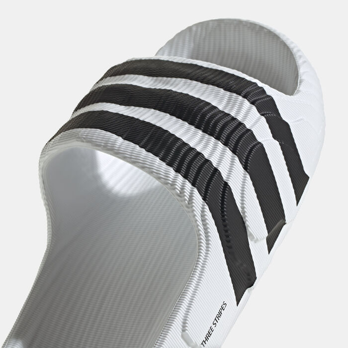 adidas Originals Men's Adilette 22 Slides White image number 4