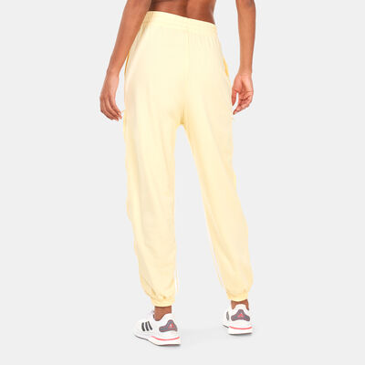 adidas Women's Hyperglam 3-Stripes Joggers Yellow