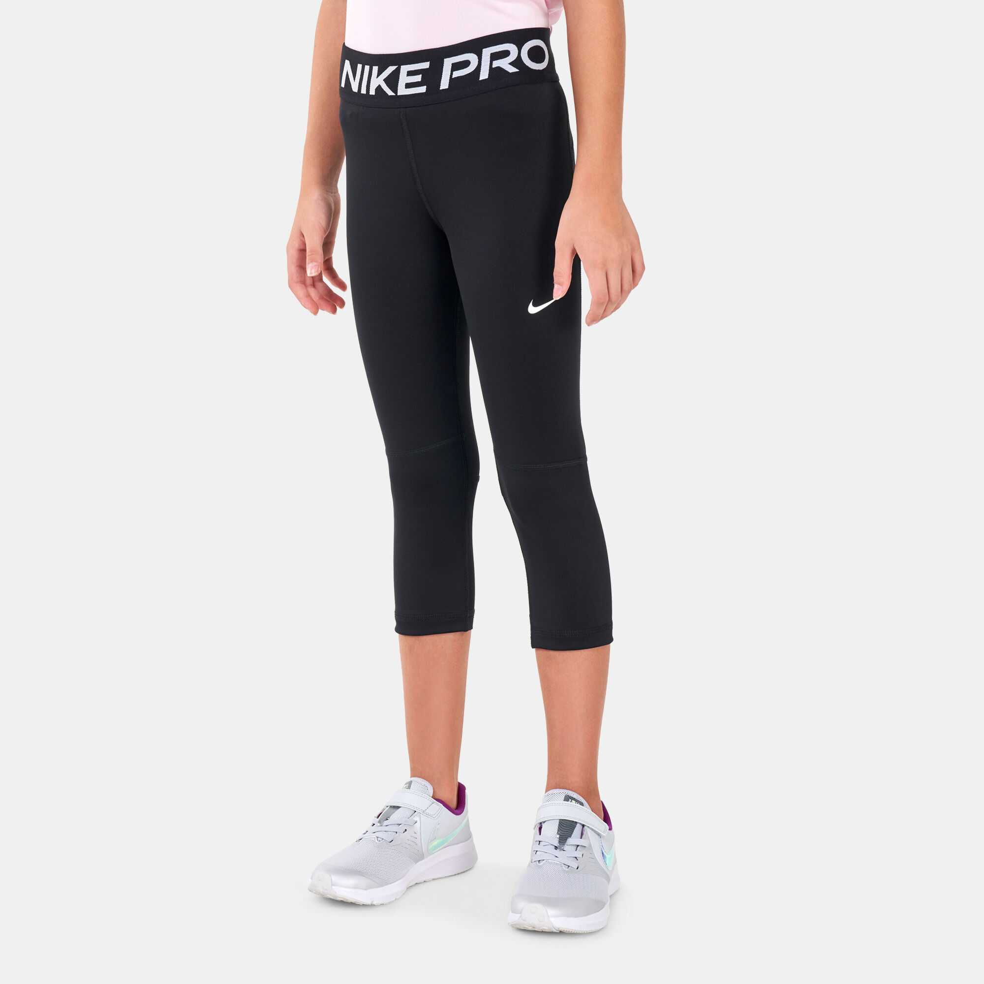 Kids Pro Capri Leggings Older Kids Black Nike in Kuwait SSS