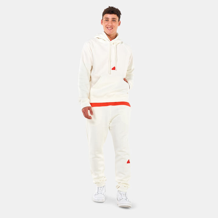 adidas Men's Fleece Hoodie White image number 2