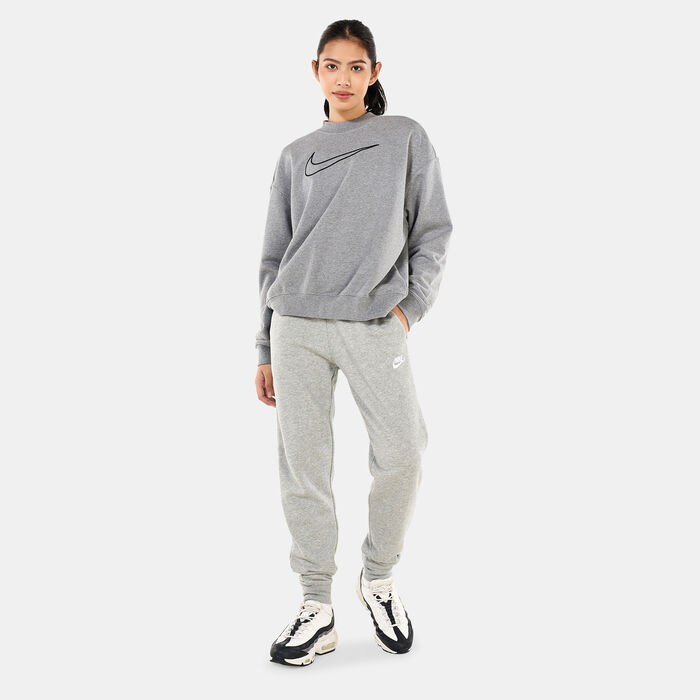 Nike Women’s Dri-FIT Get Fit Graphic Sweatshirt Grey image number 2