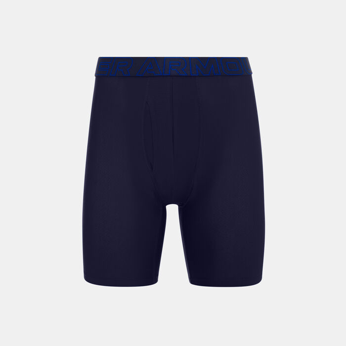 Under Armour Men's Performance Tech Mesh Boxerjock Boxers (3 Pack) Blue image number 0