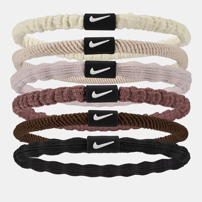 Nike Flex Hair Ties (6 Pieces) Pink