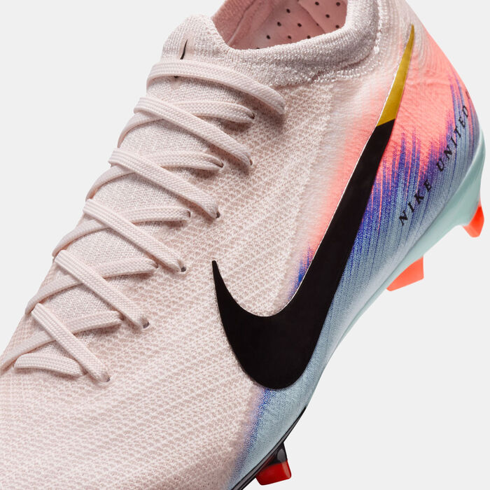 Nike Kids' Mercurial Vapor 16 Pro Firm Ground Football Shoes Pink image number 4