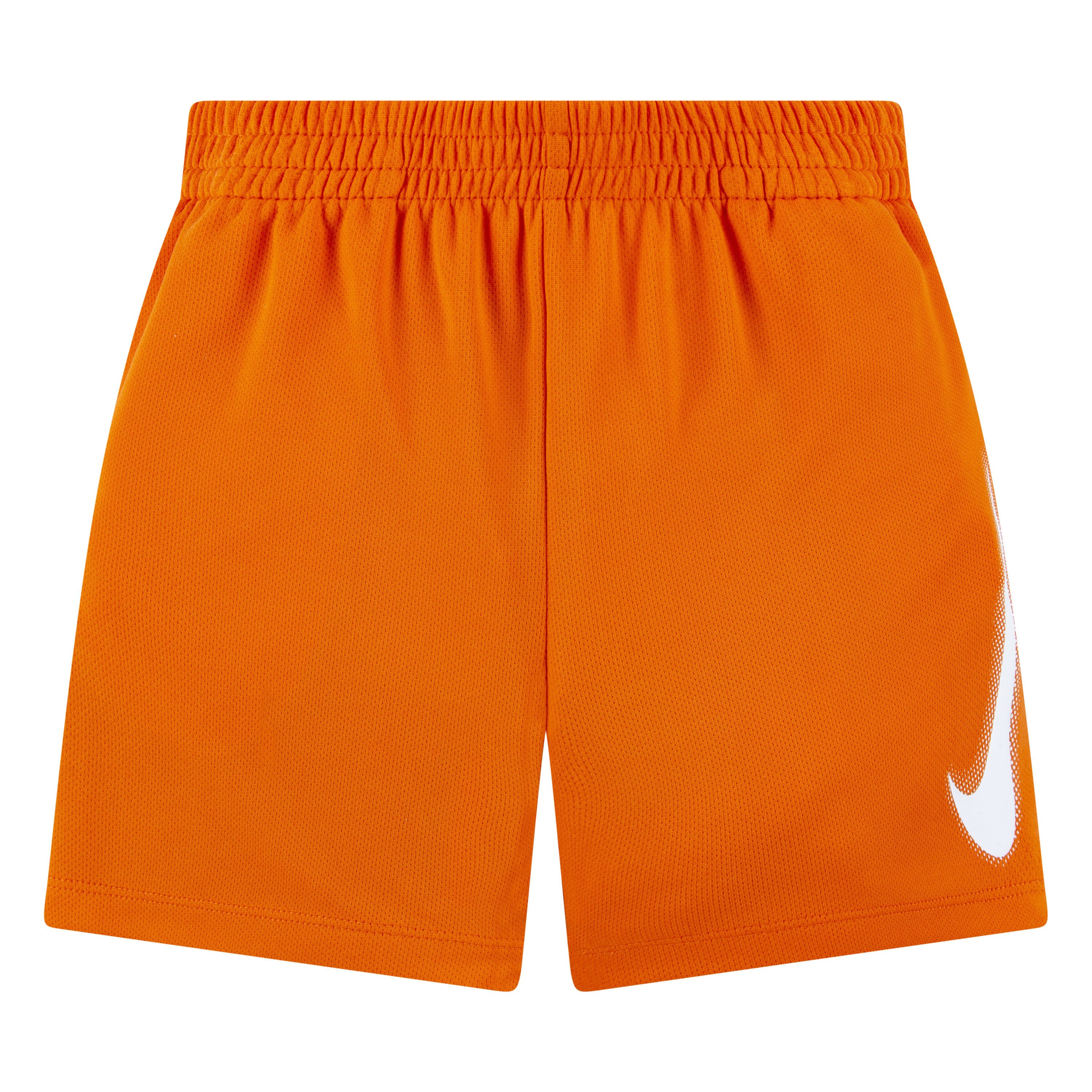 Kids Dri FIT Logo Shorts Orange Nike in Kuwait SSS