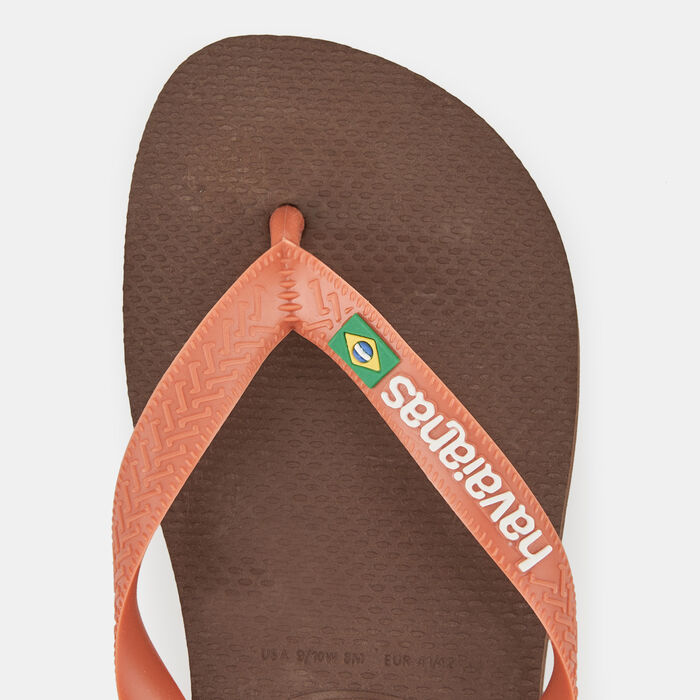 Havaianas Brasil Logo Flip Flops Brown image number 2