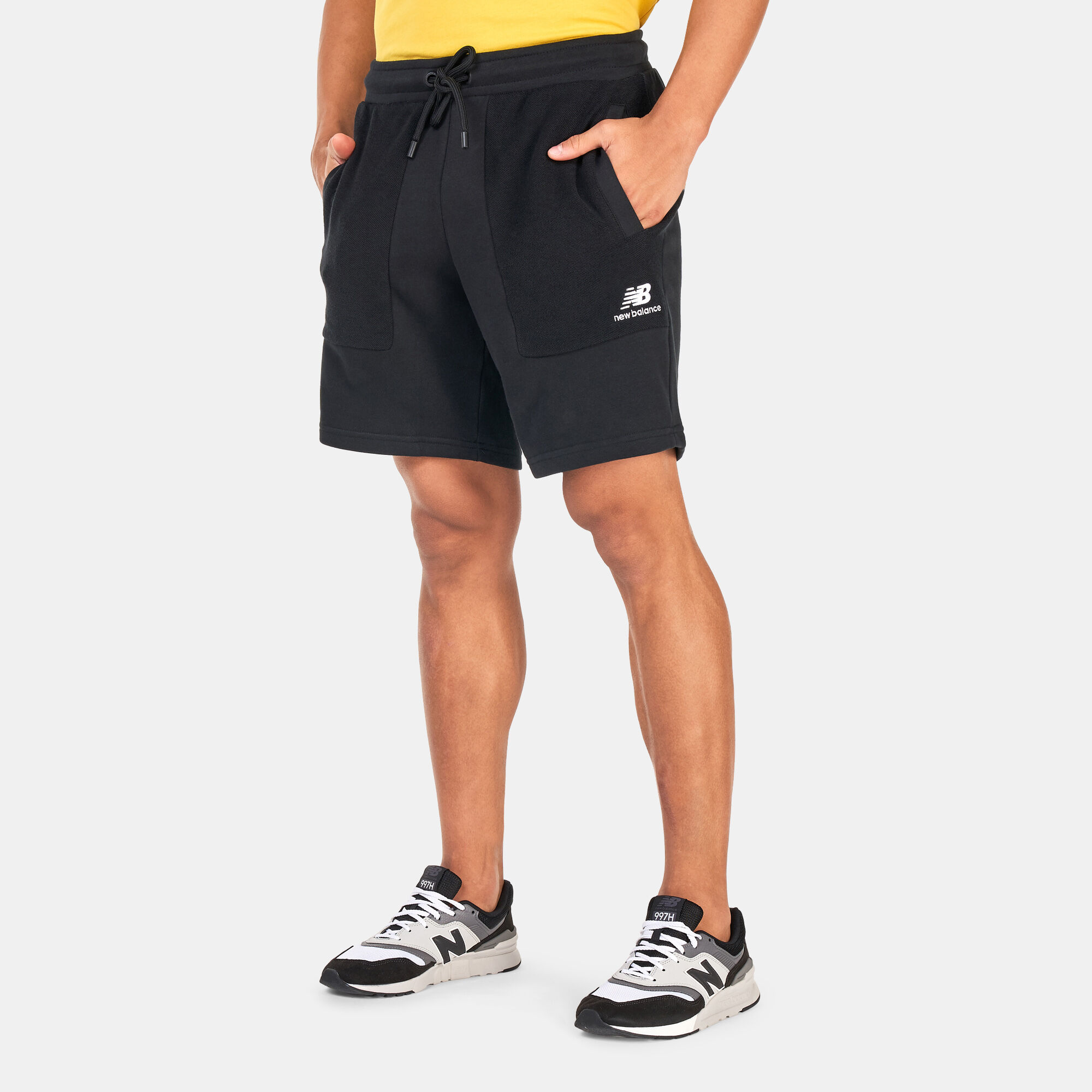 New balance shorts with zip pockets on sale