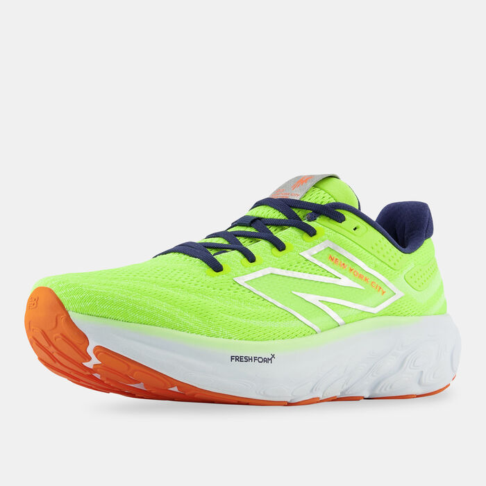 New Balance Men's TCS NYC Marathon Fresh Foam X 1080v13 Running Shoes Yellow image number 2