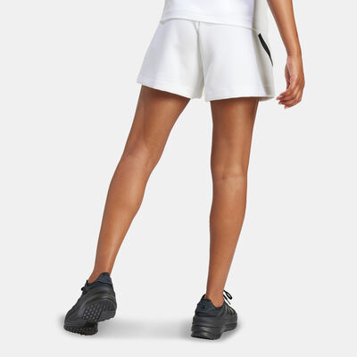 adidas Women's Z.N.E. Shorts White