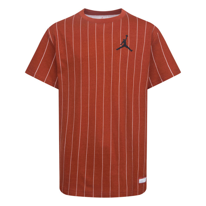 Jordan Kids' MVP Pinstripe T-Shirt Red image number 0