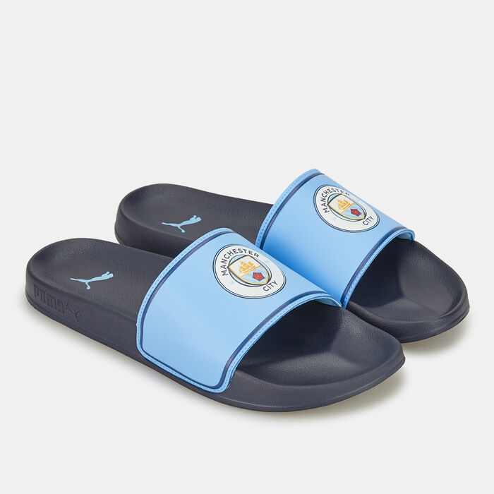 PUMA Men's Man City Leadcat 2.0 Slides Blue image number 0