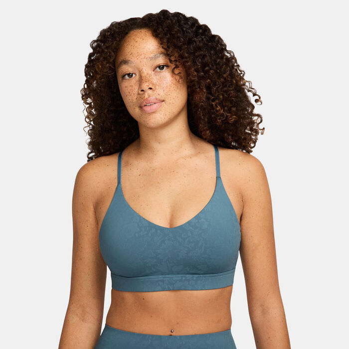 Nike Women's Indy Light-Support Padded Sports Bra Blue image number 0