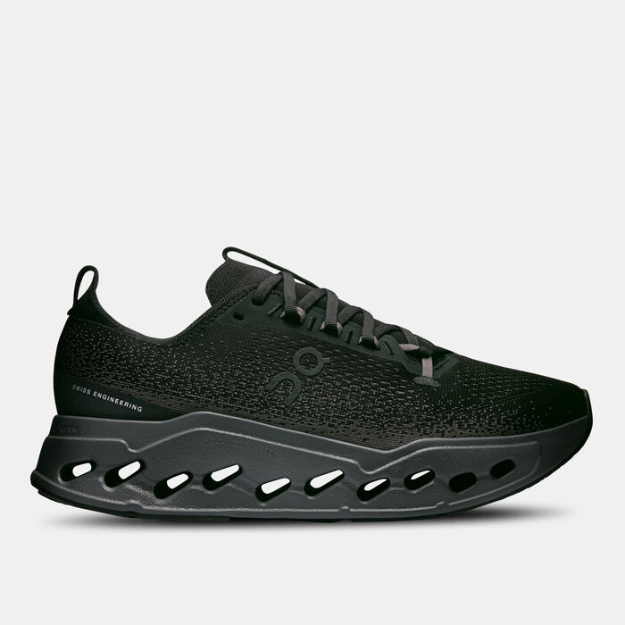 On Men's Cloudsurfer Max Running Shoes Black image number 0