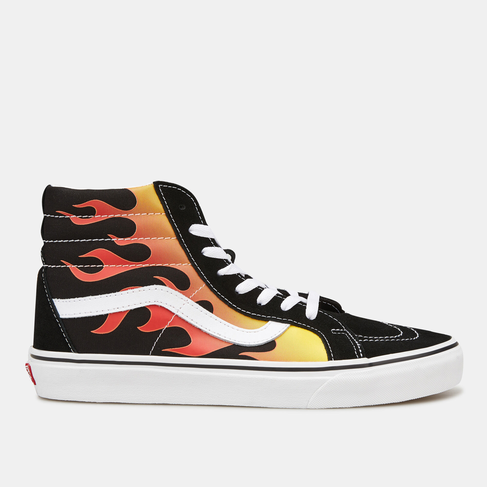 Buy Vans Flame Sk8 Hi Reissue Unisex Shoe Black in Kuwait SSS