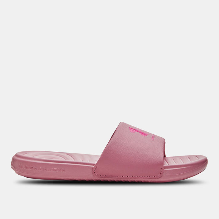 Under Armour Women's Ansa Fixed Slides Pink image number 0