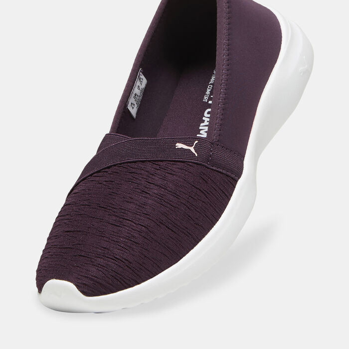 PUMA Women's Adelina Slip-On Shoe Purple image number 4