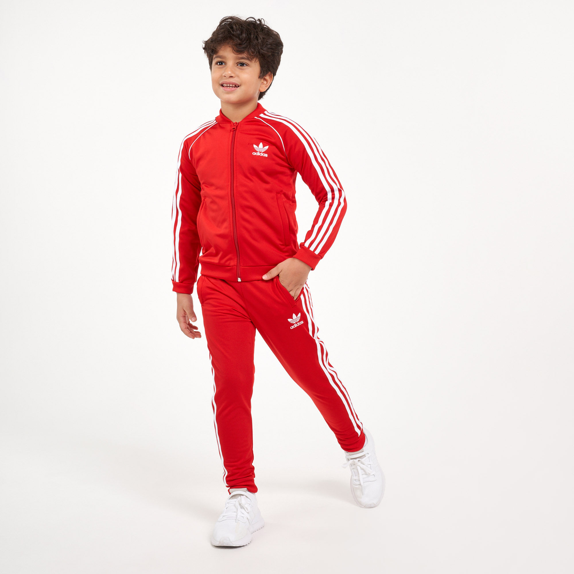 Superstar outlet kids red